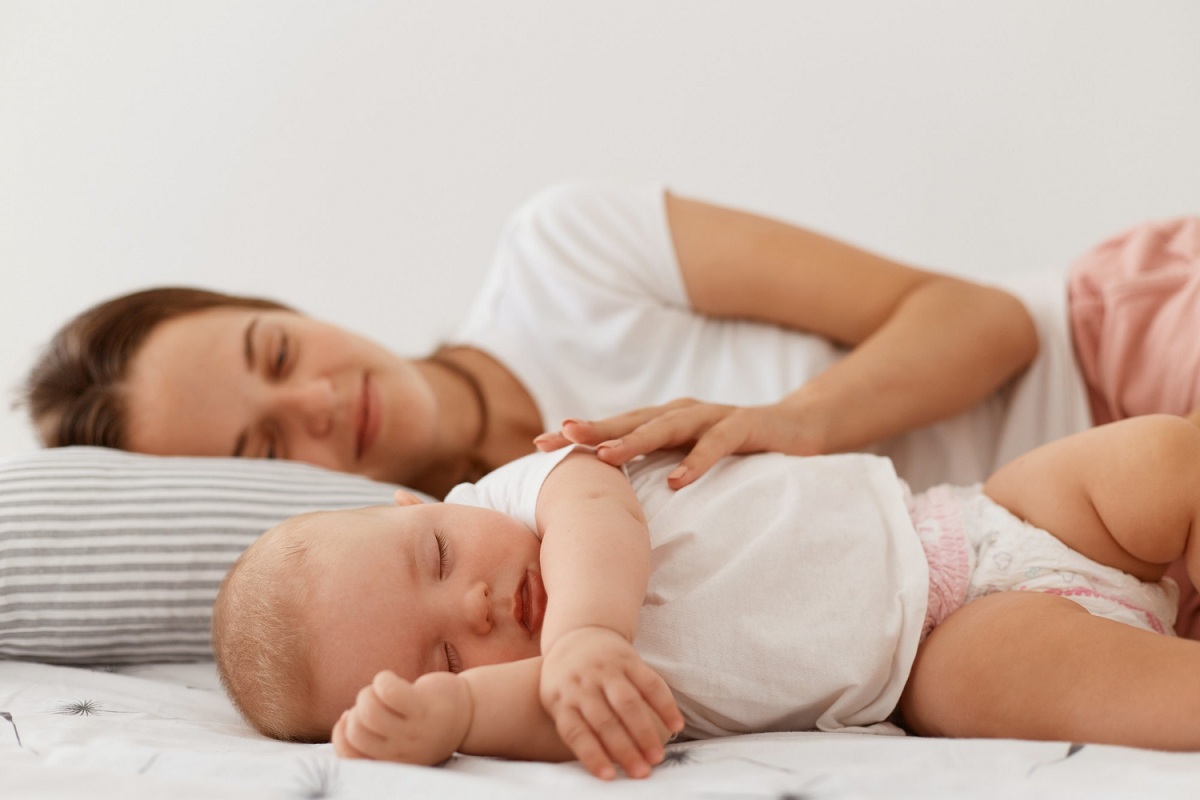 La nanna con tutti gli oggetti indispensabili per l'arrivo del neonato