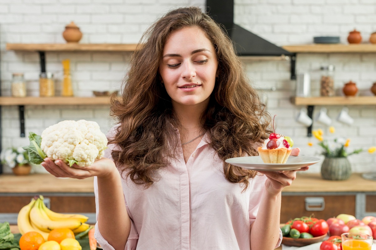 Dieta a base di verdura e non dolci